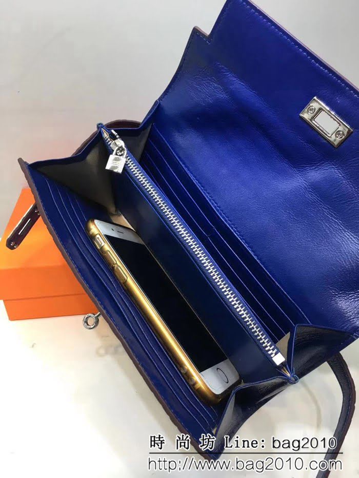 愛馬仕Hermès鱷魚紋 constance康斯坦錢包 凱莉手包 0AM1193